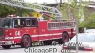 Chicago Fire Dept  Still amp Box Alarm 6141 N Pulaski Rd 6202008 [upl. by Sille]