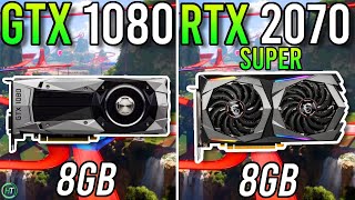 GTX 1080 vs RTX 2070 Super  Tested in 2023 [upl. by Nnhoj731]