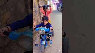 Bike lover cutebaby trending viralshort funnyvideos ytshortvideo [upl. by Nohsal]