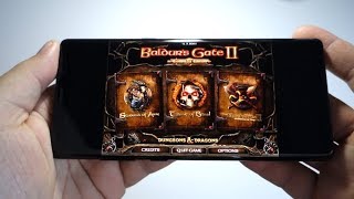 Baldurs Gate 2 for Android  Note 8 gameplay [upl. by Ihcelek147]