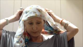 Tying a Turban for Chemo [upl. by Rayburn684]