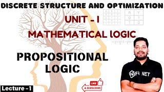 Propositional Logic in Mathematical Logic  Discrete Structure and Optimization  Computer Science [upl. by Mullen245]