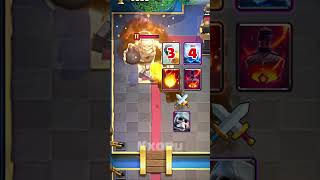 How Many Big Spells Does It Take To Kill A Giant Skeleton gaming clashroyale supercell [upl. by Enenstein507]