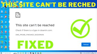 Fixed quotThis Site Cant be Reached erraddressunreachable  Website cant Reched Solved [upl. by Jehu474]