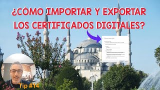 ¿Cómo importar y exportar los certificados digitales de internet en mi ordenador [upl. by Sauer]