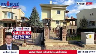 Ankara Gölbaşı Hacılar Karşıyaka Mahallesi Gökkuşağı Sitesinde Satılık Villa [upl. by Gagliano]