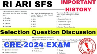 History MCQs For RIARISFSICDS Most Important Selection type Discussion Class Recent Paper [upl. by Surdna998]