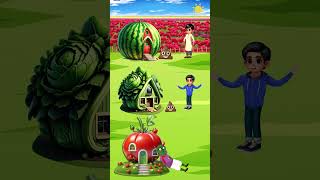 Cauliflower house cartoonbangla animation fairytales banglacartoon rupkothargolpo [upl. by Eniamej]