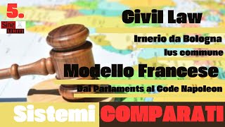 Sistemi giuridici comparati  Civil Law e Modello Francese  5 [upl. by Noslen986]