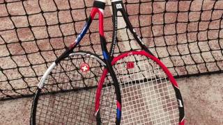 Tecnifibre TFight315 vs Wilson ProStaff 97 [upl. by Gnik]