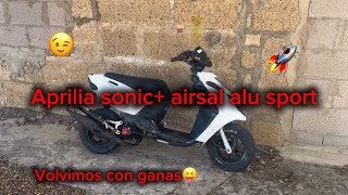 Aprilia sonicairsal alu selettra… Presentación y futuras ideas [upl. by Shivers597]