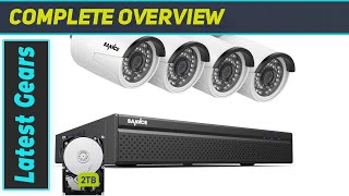 SANNCE 4K POE CCTV System Best Home Security Solution [upl. by Koby781]