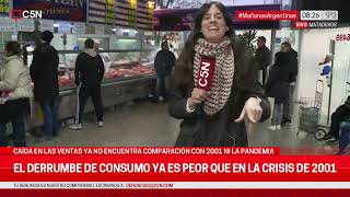 CAÍDA de CONSUMO de CARNE LOS PRECIOS en las CARNICERÍAS [upl. by Stringer572]