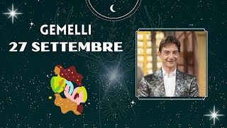 Gemelli ♊️ Loroscopo di Paolo Fox  27 Settembre 2024  Pronti per un passaggio planetario [upl. by Craven]