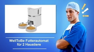 🚑 WellToBe Futterautomat für 2 Haustiere [upl. by Zulaledairam]