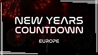 EUROPE New Years Countdown 2024  All Timezones [upl. by Erdnoed]