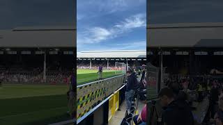 PREMATCH INSIDE CRAVEN COTTAGE AWAY END  FULHAM V WEST HAM  PREMIER LEAGUE [upl. by Toffic236]