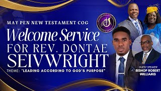 May Pen New Testament COGs Welcome Service for Rev Dontae Seivwright  February 4 2024 [upl. by Karen]