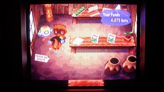 Animal Crossing GCN on a 9 inch CRT is amazing [upl. by Marya]