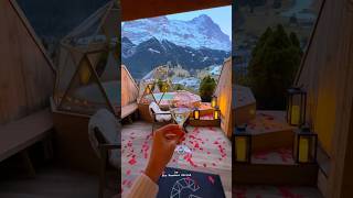 The most romantic hotel in Switzerland 🌹 This is Boutique Hotel Glacier switzerland hotel [upl. by Tay]