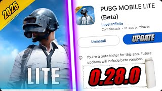 PUBG LITE 0280 Beta Update Level Infinites Big 2025 Release [upl. by Fredela601]