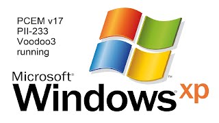 Windows XP on PCEm v17 PII233 Voodoo3 SB128PCI R7 3700X GTX1660Ti [upl. by Kataway]