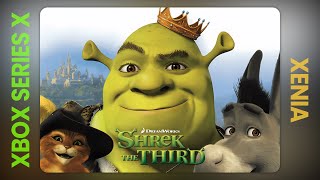 Shrek the Third  Xbox Series X Xenia Performance Analysis [upl. by Tiphane]