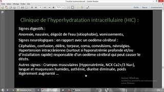 Hyperhydratation intracellulaire [upl. by Reggi]