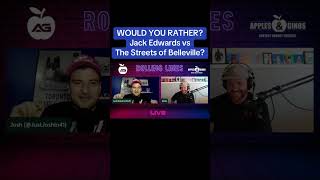 WOULD YOU RATHER Jack Edwards vs the Streets of Belleville fantasyhockey wouldyourather [upl. by Chance]