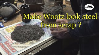 make wootz steel from scrap steel [upl. by Justicz]