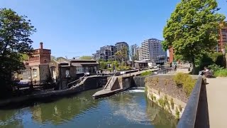 WALKING DOWN THE ENTIRE REGENTS CANAL LONDON  Part 2 [upl. by Nitsirk]