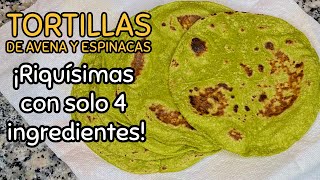 Con solo AVENA AGUA Y SAL vas a tener estas deliciosas TORTILLAS SALUDABLES [upl. by Maxwell]