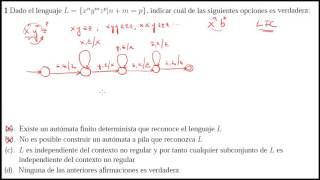 Autómatas a Pila Ejercicio 1 Junio 2014 [upl. by Skurnik887]