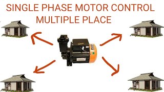 SINGLE PHASE MOTOR CONTROL FROM MULTIPLE PLACES [upl. by Ryley244]