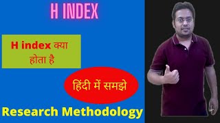 h index  h index in research methodology  h index in hindi [upl. by Aicenav]