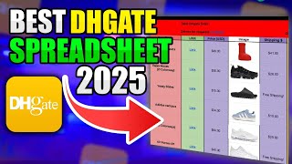 BEST DHGate Spreadsheet 2025 TRUSTED SELLERS UPDATED DHGATE Best Spreadsheet [upl. by Caiaphas]