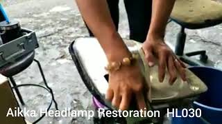 How to use Aikka HL030 Headlamp Restoration Kit [upl. by Ahsiloc]