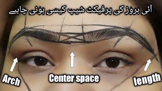 Eyebrow Mapping Tutorial With ThreadHOW TO Eyebrow Shaping Guide For Beginners by Asma Khan [upl. by Jakoba583]