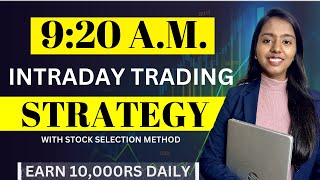 Powerful Intraday Trading Strategy with Stock Selection Method  Intraday Trading Strategies [upl. by Willetta]