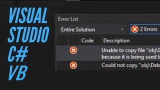 C  ASP NET  How to fix error  The process cannot access the file because it is being used [upl. by Ailito683]