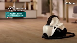 Xvapor Comfort  Pulitore a Vapore a Traino Multifunzione  Ariete 4145 [upl. by Downes]