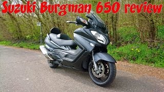 Suzuki Burgman 650 executive review [upl. by Freemon3]