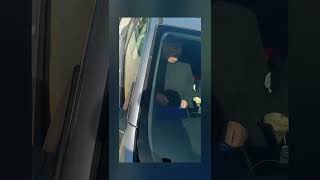 Door Dash Driver Attacked at Police Station in Santa Barbara [upl. by Annoyt]