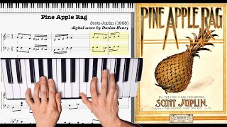 Pine Apple Rag by Scott Joplin 1908 Ragtime piano [upl. by Agueda]