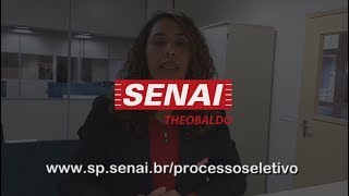 Processo seletivo  Cursos técnicos SENAI [upl. by Elletnahs]