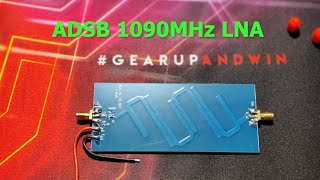 ADSB 1090MHz Bandpass Filter with 20db LNA for SDR Receiver Overview by Technology Master [upl. by Yonita]