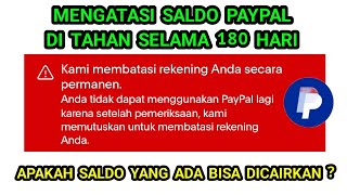 CARA MENGATASI LIMIT PERMANENT 180 HARI DI PAYPAL TERBARU 2024 TERUPDATE [upl. by Shuler]