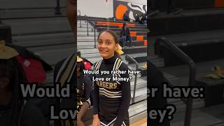 💛 or💰 basketball cheerleading basketball highschool highschoolbasketball highschoolsports [upl. by Neelrak292]