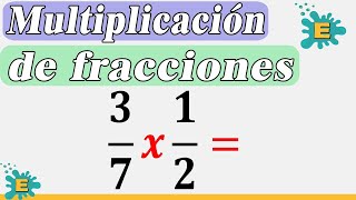 ¿Cómo MULTIPLICAR fracciones  paso a paso [upl. by Bartle558]