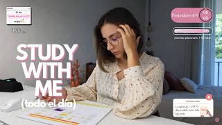 STUDY WITH ME método pomodoro  anablanchustudy agenda [upl. by Nylac386]